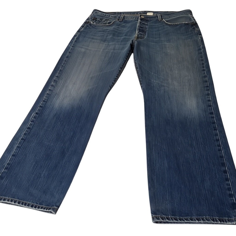 VTG Levi's 501 Original Y2K Jeans Men 40x30 Blue Denim Button Fly Straight Leg